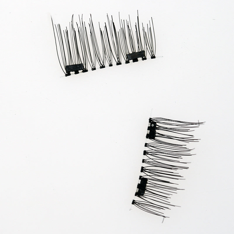 False Eyelashes 6D Magnetic Eye Lashes Double Magnet