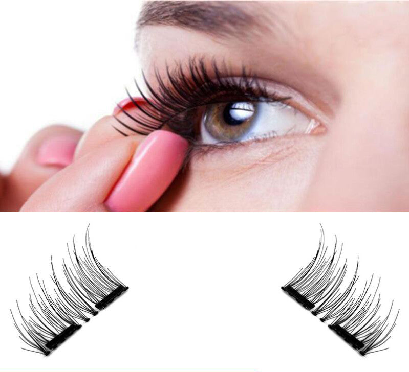 False Eyelashes 6D Magnetic Eye Lashes Double Magnet