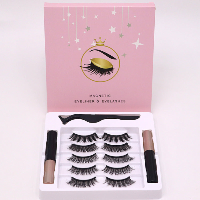 Magnetic Eyelashes Eyeliner Set + Reusable Beauty Makeup Tool