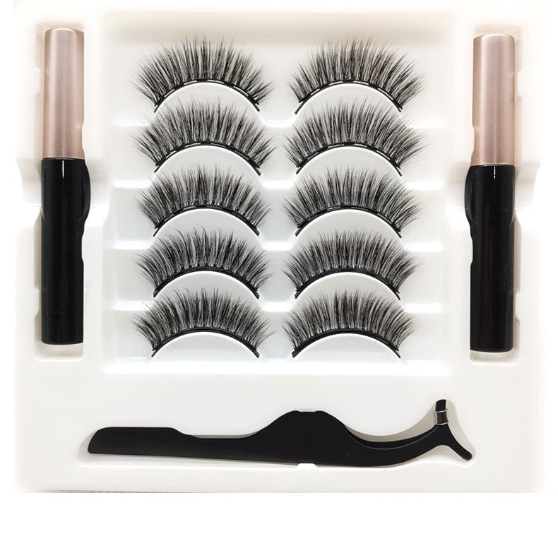 Magnetic Eyelashes Eyeliner Set + Reusable Beauty Makeup Tool