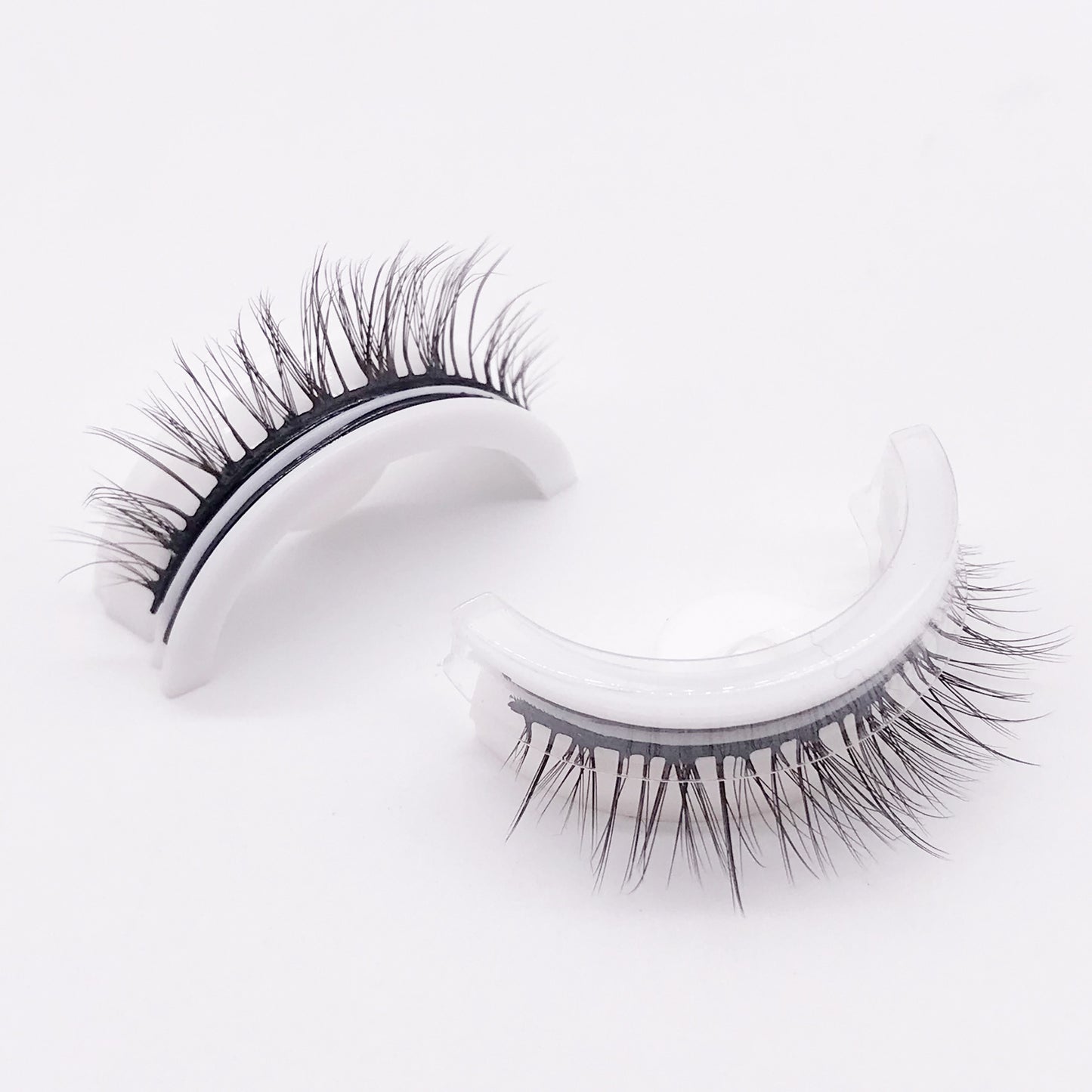 Reusable Mink Lashes Natural False Eyelashes+ Self Adhesive Glue