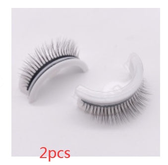 Reusable Mink Lashes Natural False Eyelashes+ Self Adhesive Glue