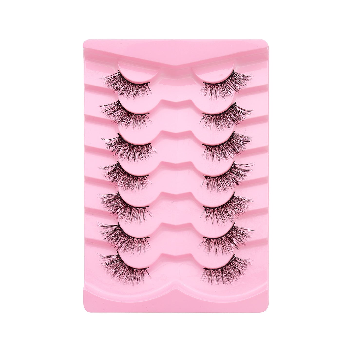 Natural Wispy Lashes With Natural Look