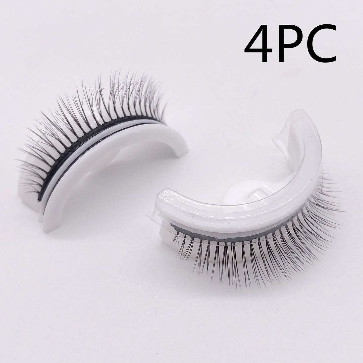 Reusable Mink Lashes Natural False Eyelashes+ Self Adhesive Glue