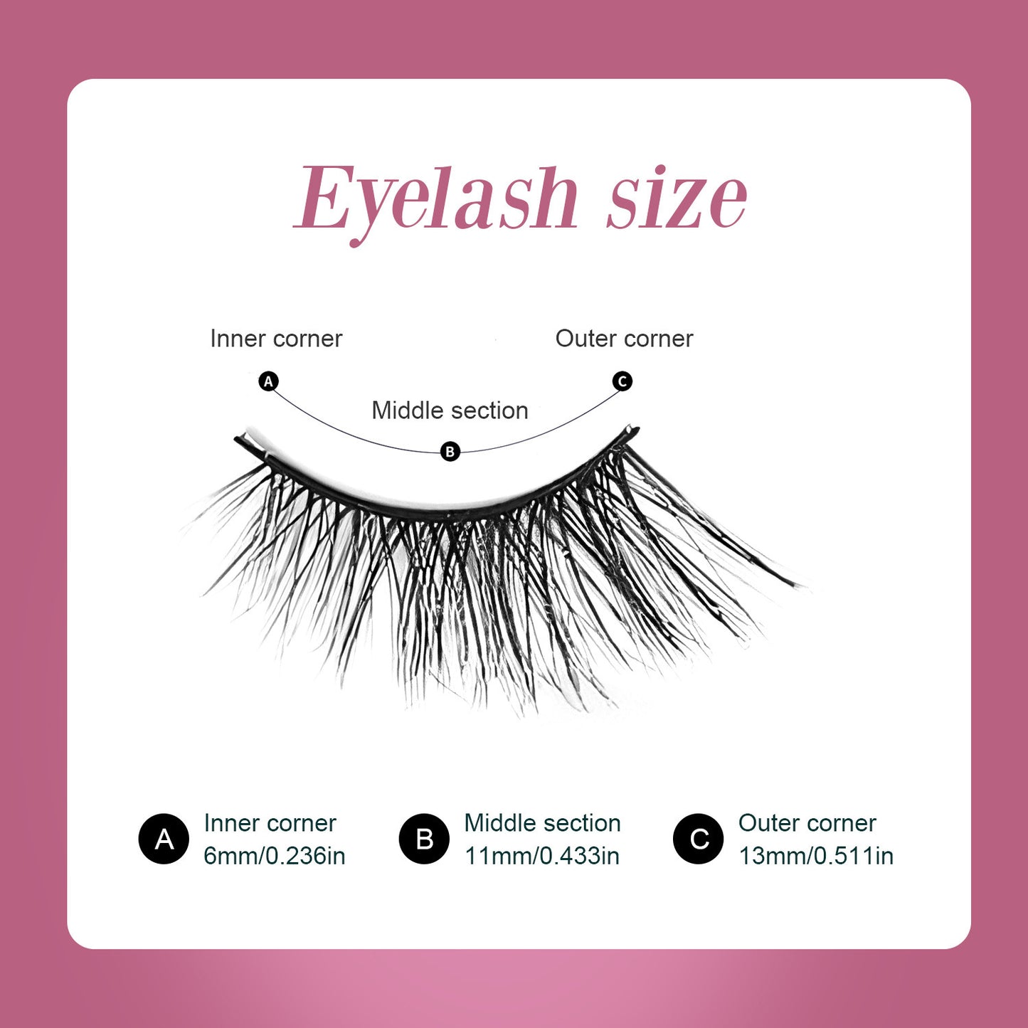 Natural Wispy Lashes With Natural Look