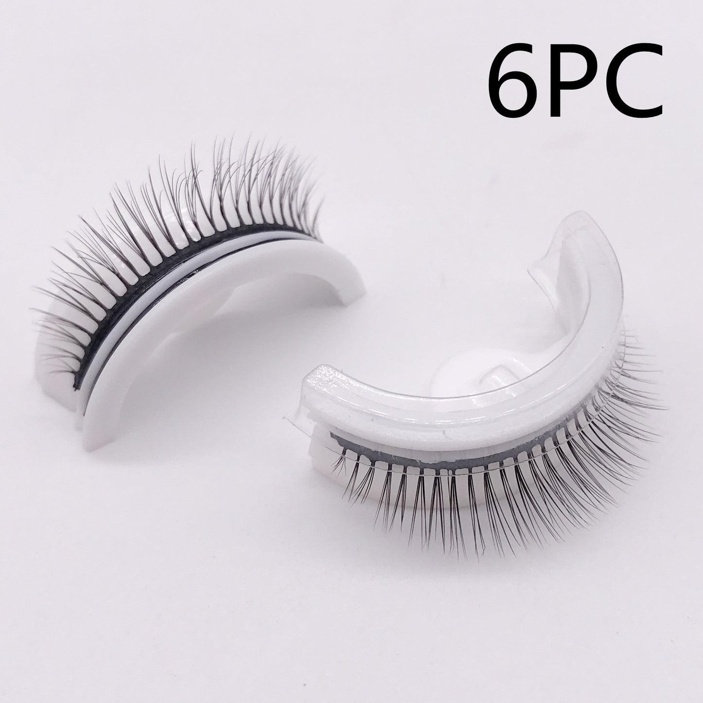 Reusable Mink Lashes Natural False Eyelashes+ Self Adhesive Glue
