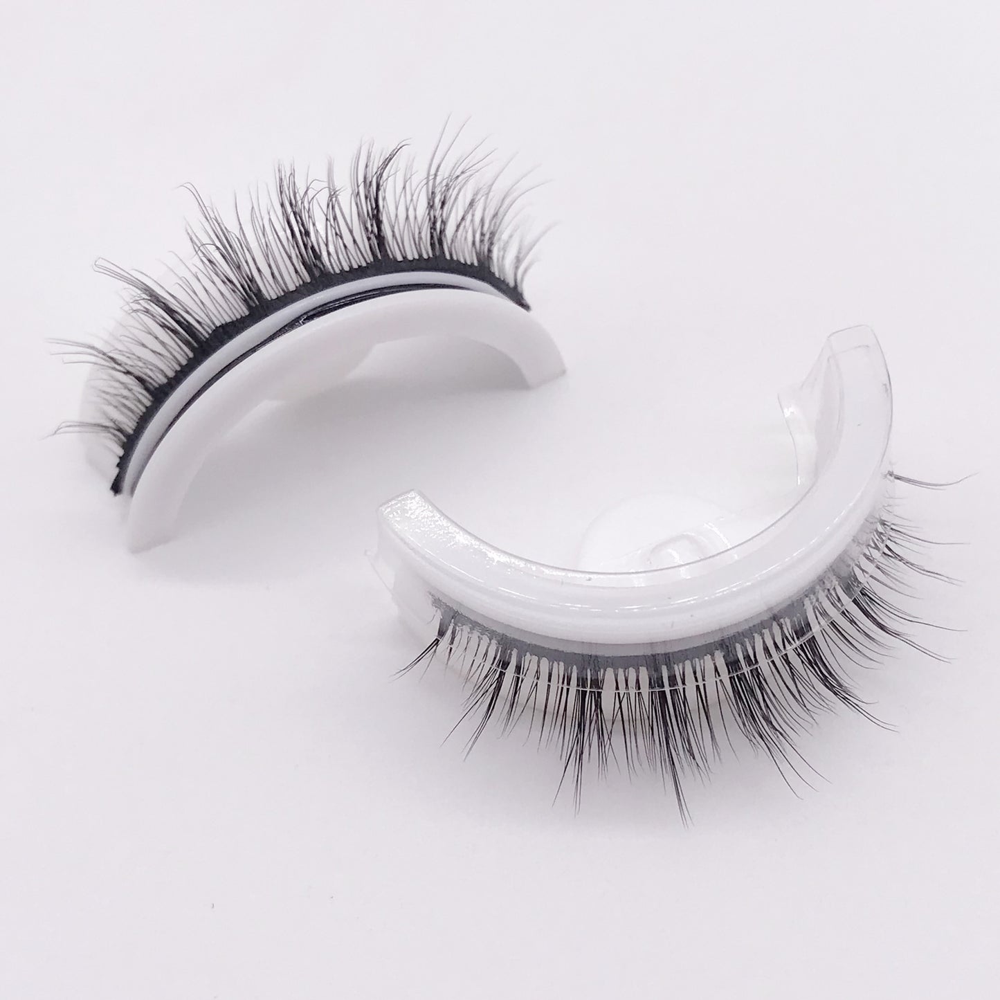 Reusable Mink Lashes Natural False Eyelashes+ Self Adhesive Glue
