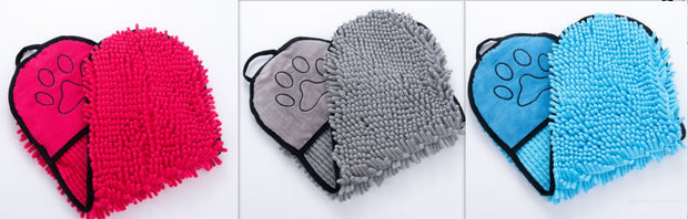 Super Absorbent Dog Bathrobe Microfiber Bath Towels Quick-Drying