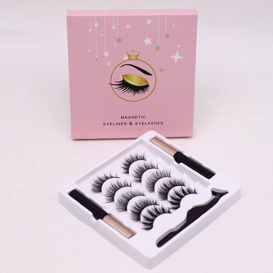 Magnetic Eyelashes Eyeliner Set + Reusable Beauty Makeup Tool
