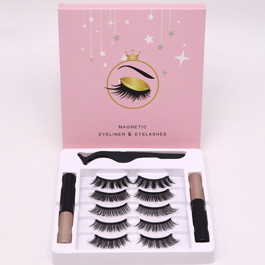 Magnetic Eyelashes Eyeliner Set + Reusable Beauty Makeup Tool