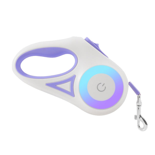 Retractable Leash And Dog Collar Spotlight Automatic