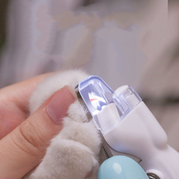 Pet Nail Clippers LED Light Electric Nail Grinder
