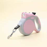 Light Retractable Leash Dog Rope With Light