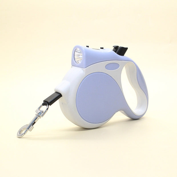 Light Retractable Leash Dog Rope With Light