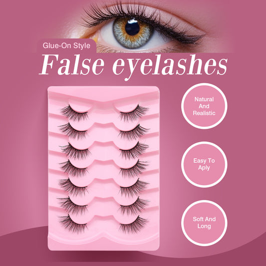 Natural Wispy Lashes With Natural Look