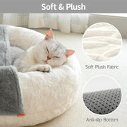 Enclosed Pet Bed Cave - Washable