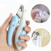 Pet Nail Clippers LED Light Electric Nail Grinder