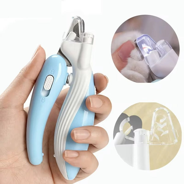 Pet Nail Clippers LED Light Electric Nail Grinder