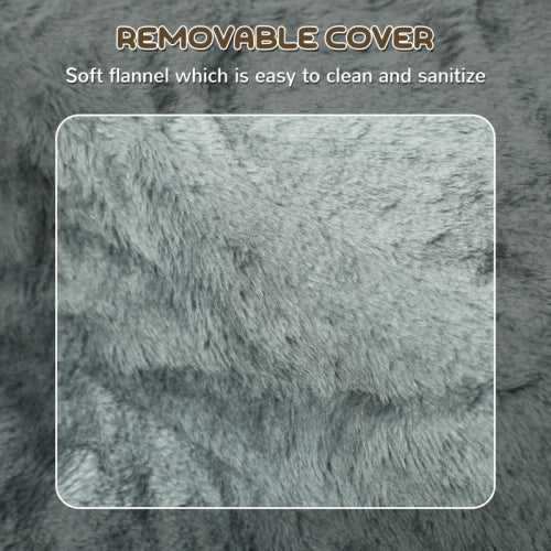 Three-Step Dog Stairs With Washable Plush Cover